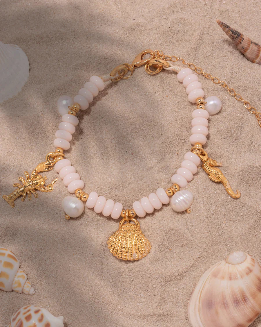 Pulsera Perla Verano + Aretes