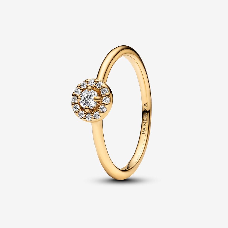 Round Pave Halo