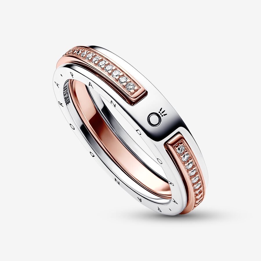 Two-tone Logo & Pavé