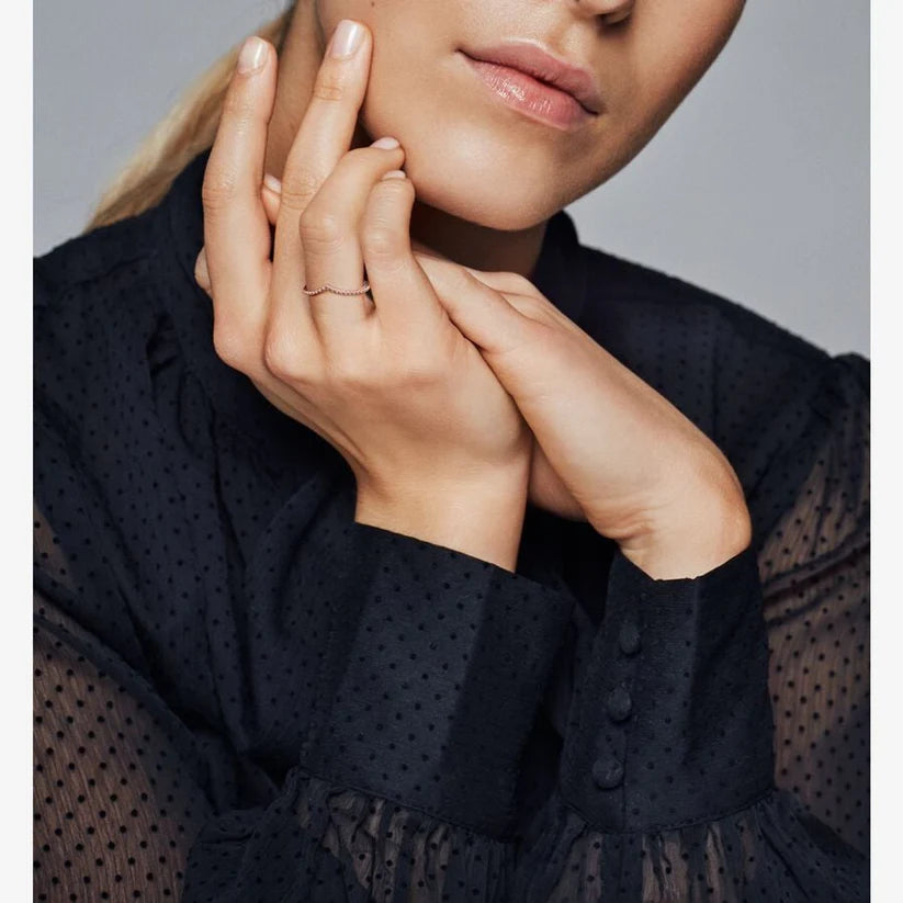 Beaded Wish Rose Ring