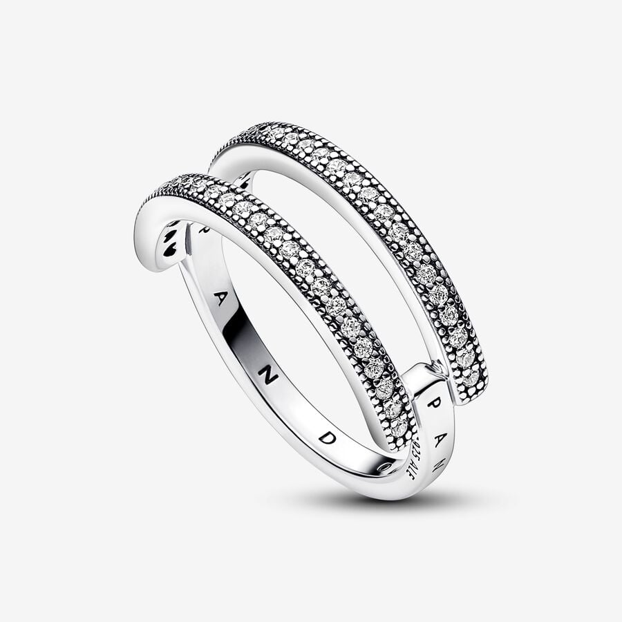 Logo & Pavé Double Band