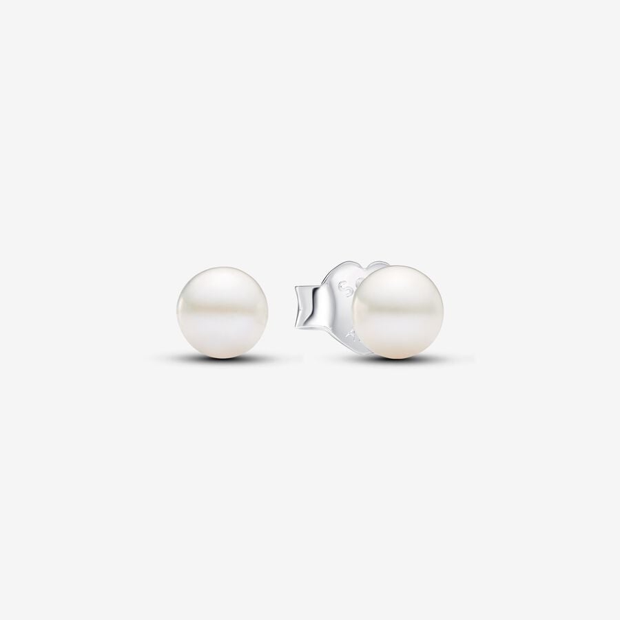 Cultured Pearl 4.5mm Stud Earrings