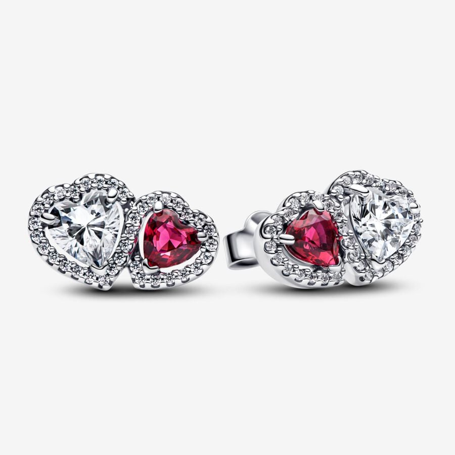 Halo Hearts Stud