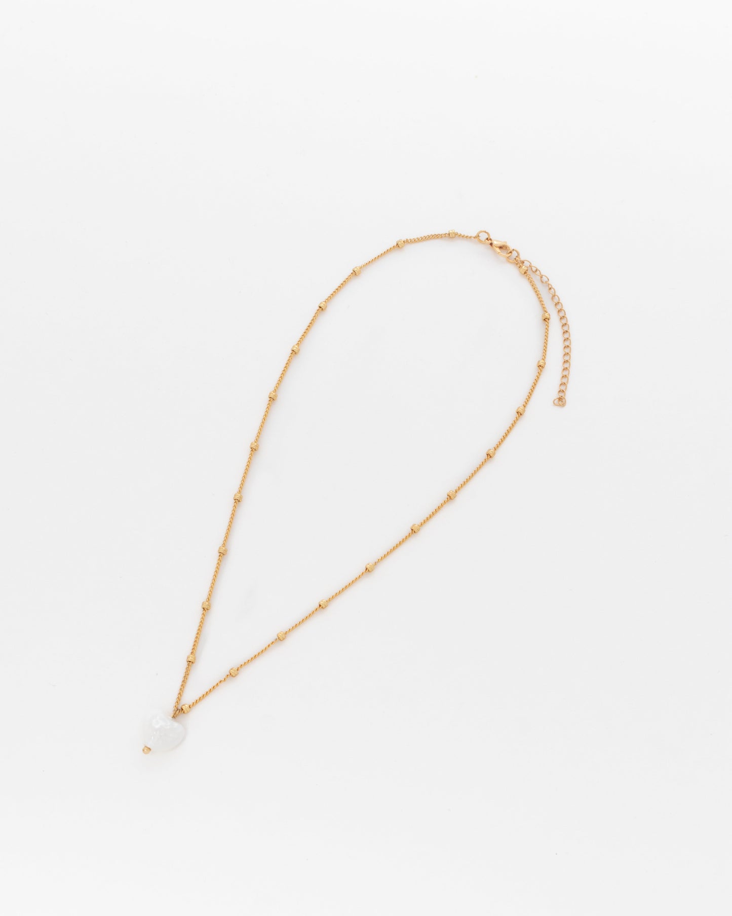 Collar Corazón Perla