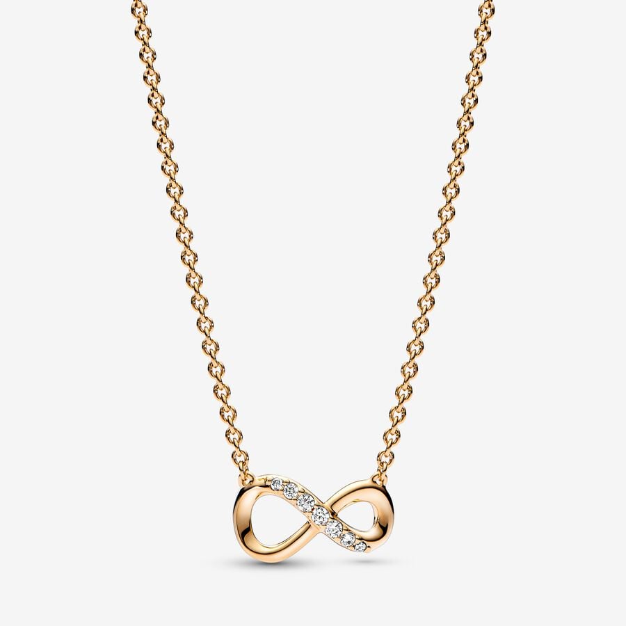 Sparkling Infinity Necklace