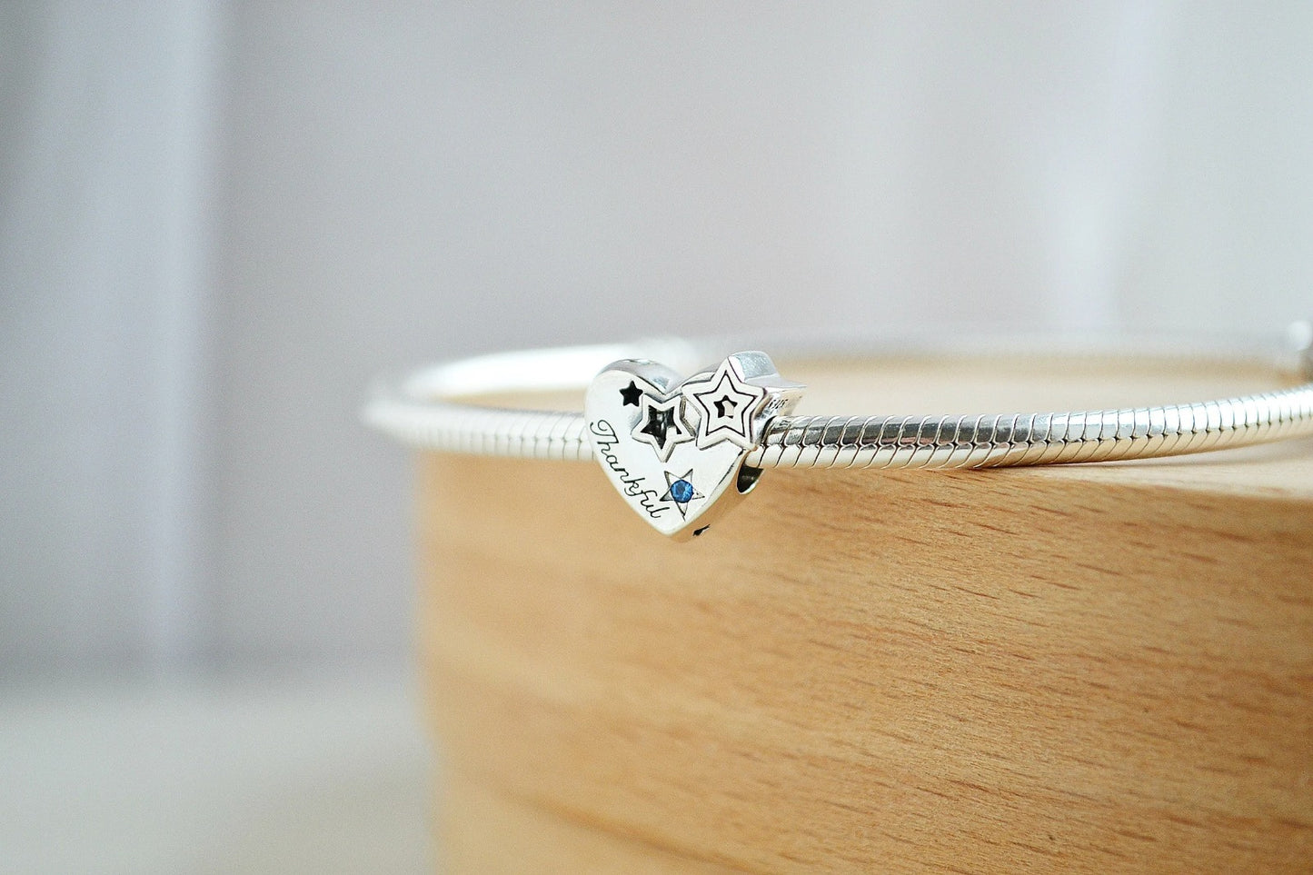 Thankful Heart & Stars Charm