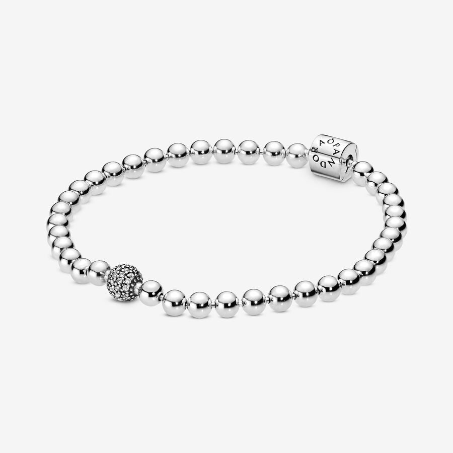 Beads & Pave Bracelet