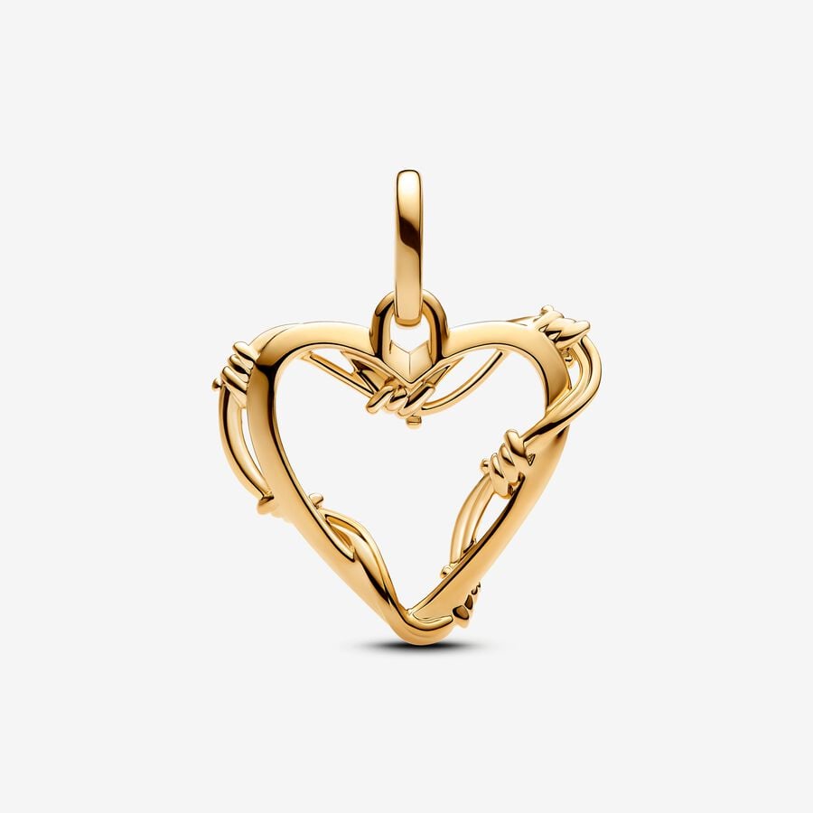 Wire Heart Dangle Shine