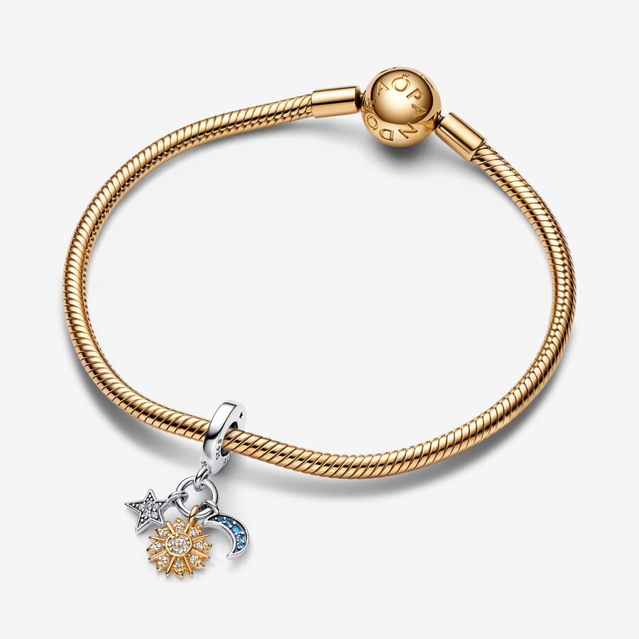 Two-tone Celestial Triple Dangle