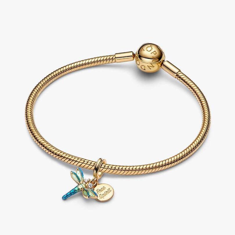 Dragonfly Double Dangle Charm