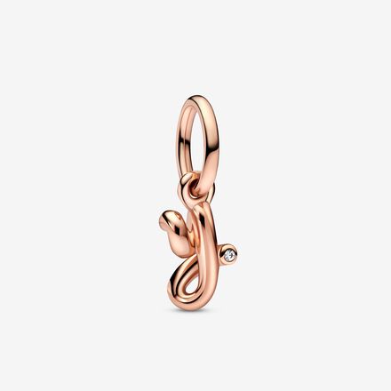 Letter Script Alphabet Dangle Charm