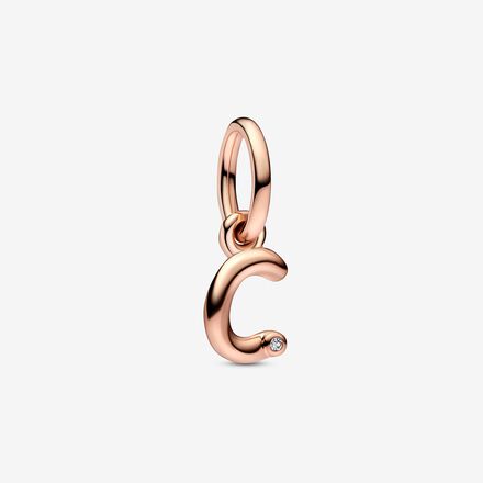 Letter Script Alphabet Dangle Charm