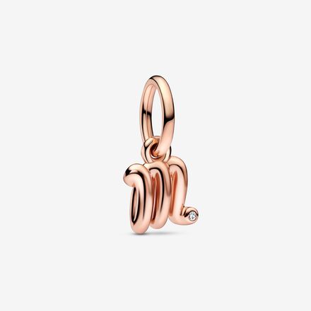 Letter Script Alphabet Dangle Charm