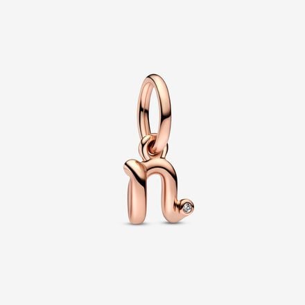 Letter Script Alphabet Dangle Charm