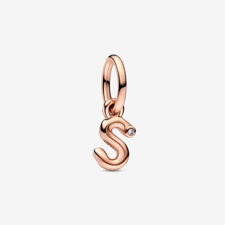 Letter Script Alphabet Dangle Charm