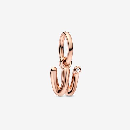 Letter Script Alphabet Dangle Charm