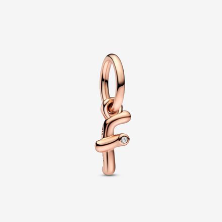 Letter Script Alphabet Dangle Charm