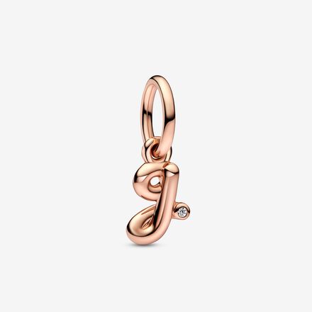 Letter Script Alphabet Dangle Charm