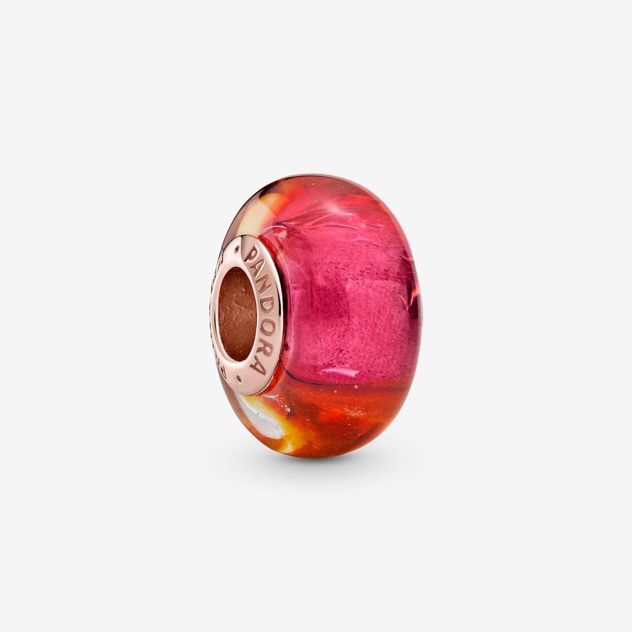 Glittering Sunset Murano Glass