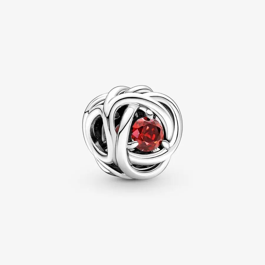 Birthday Eternity Circle Charm
