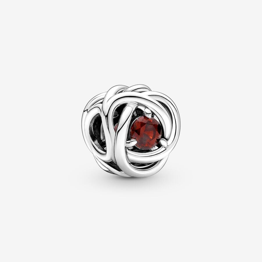 Birthday Eternity Circle Charm