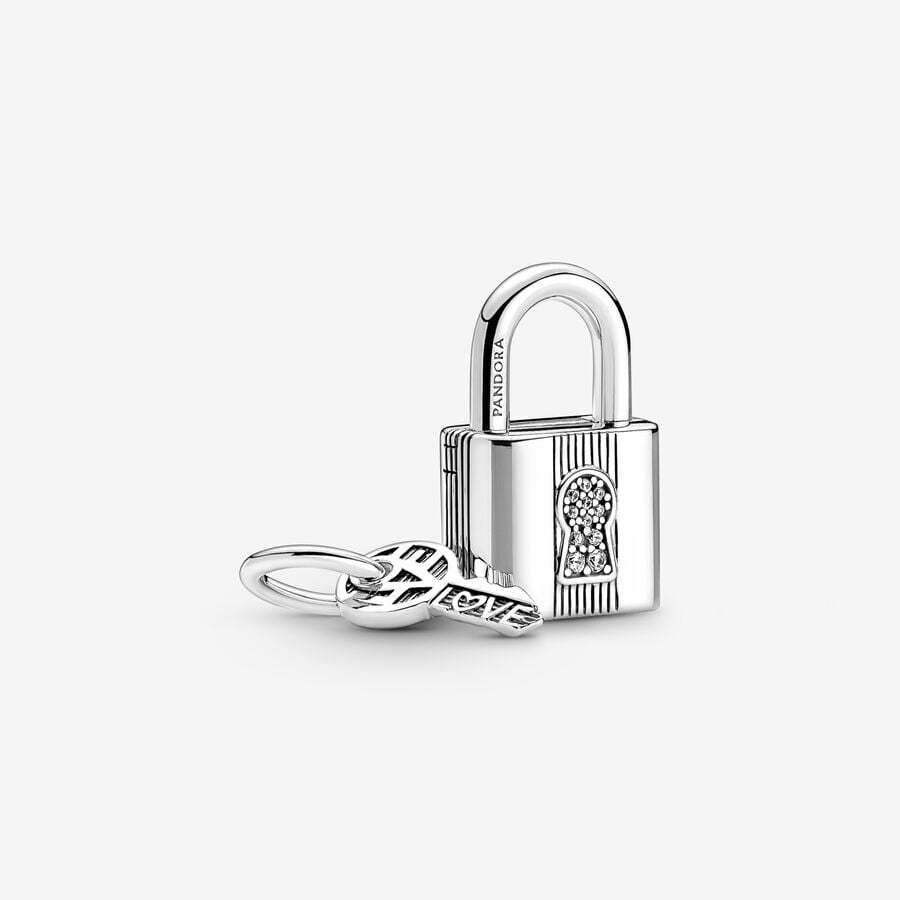 Padlock and Key Dangle