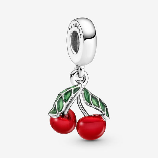 Asymmetrical Cherry Fruit Charm