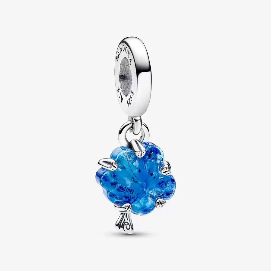 Blue Murano Glass Family Tree Dangle