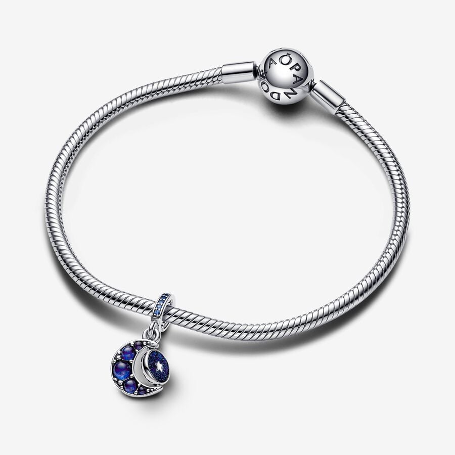 Sparkling Moon Spinning Dangle