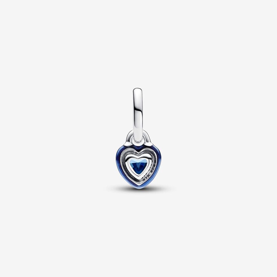 ME Blue Chakra Heart Mini Dangle