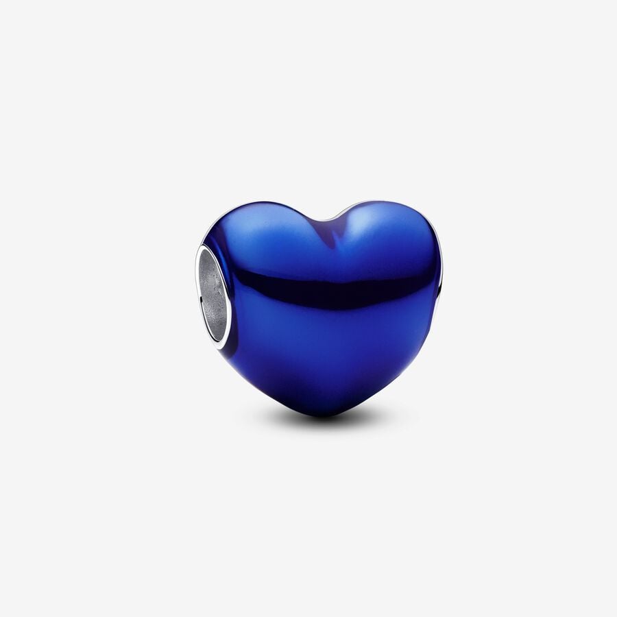 Metallic Blue Heart