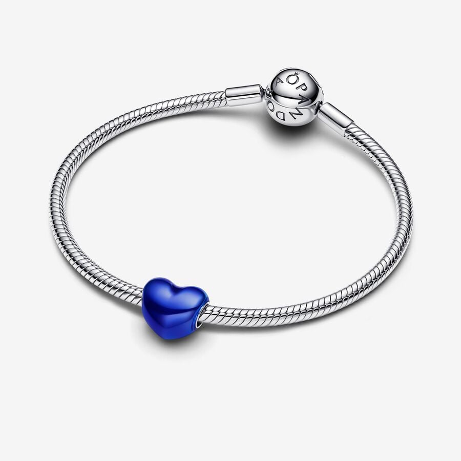 Metallic Blue Heart