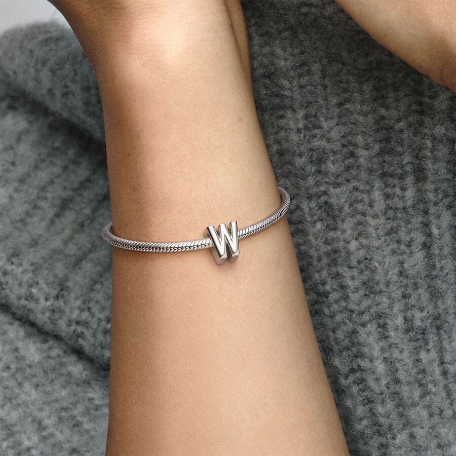 Letter W Charm