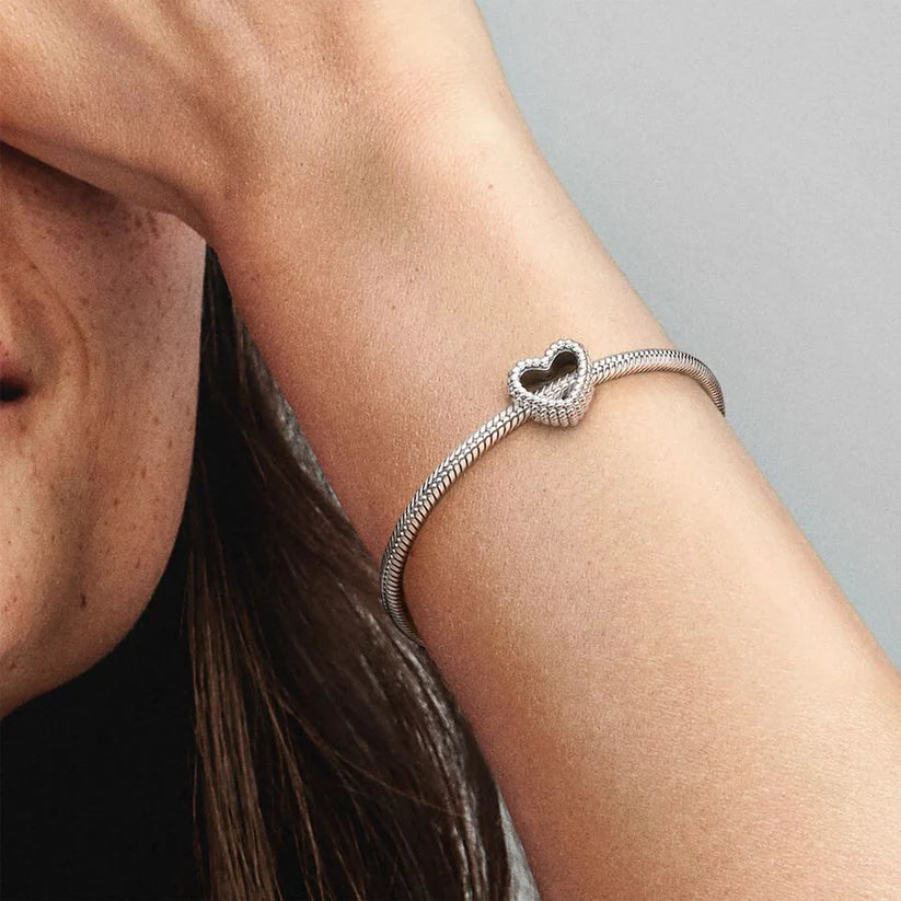 Beaded Heart Charm