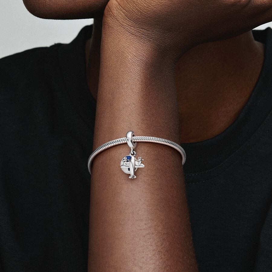 Propeller Plane Dangle Charm