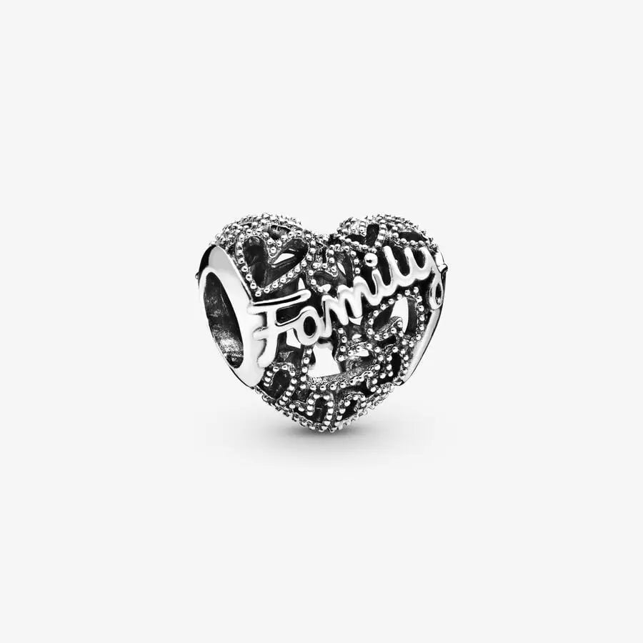 Family Heart Charm