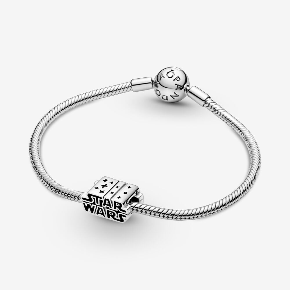 Star Wars Silver 3D Logo Charm