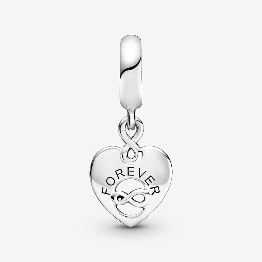 Friends Forever Heart Dangle Charm
