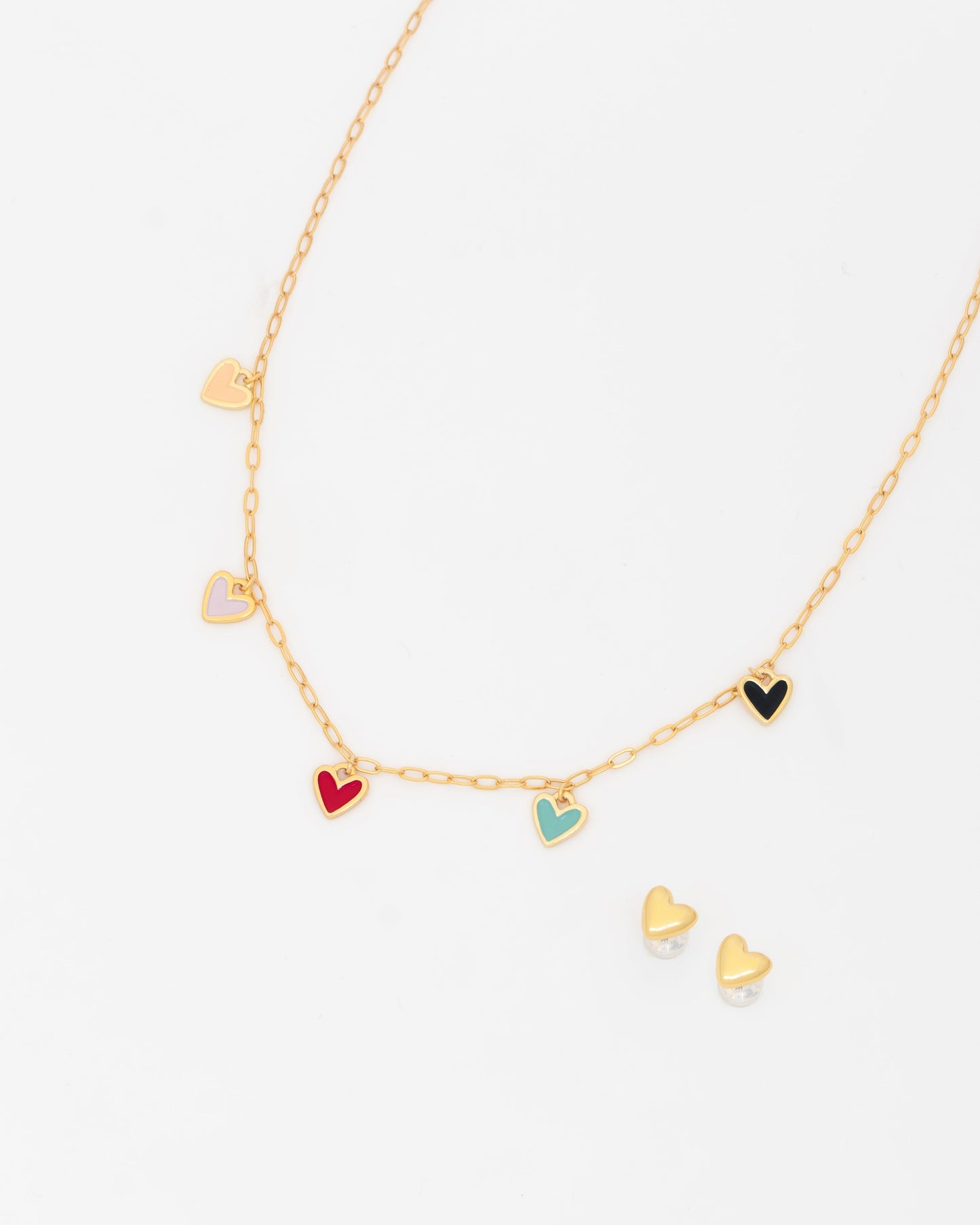 Cadena Corazones Multicolor