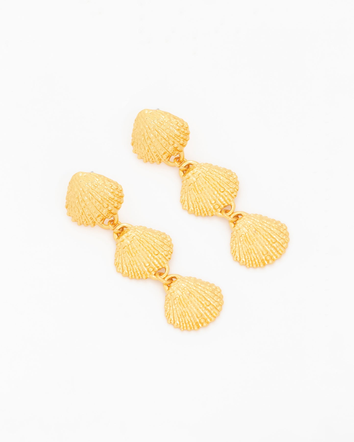 Aretes Concha Largo Gold