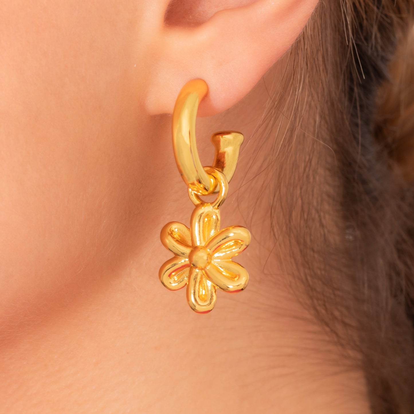 Dijes MAXI para Argollas flor