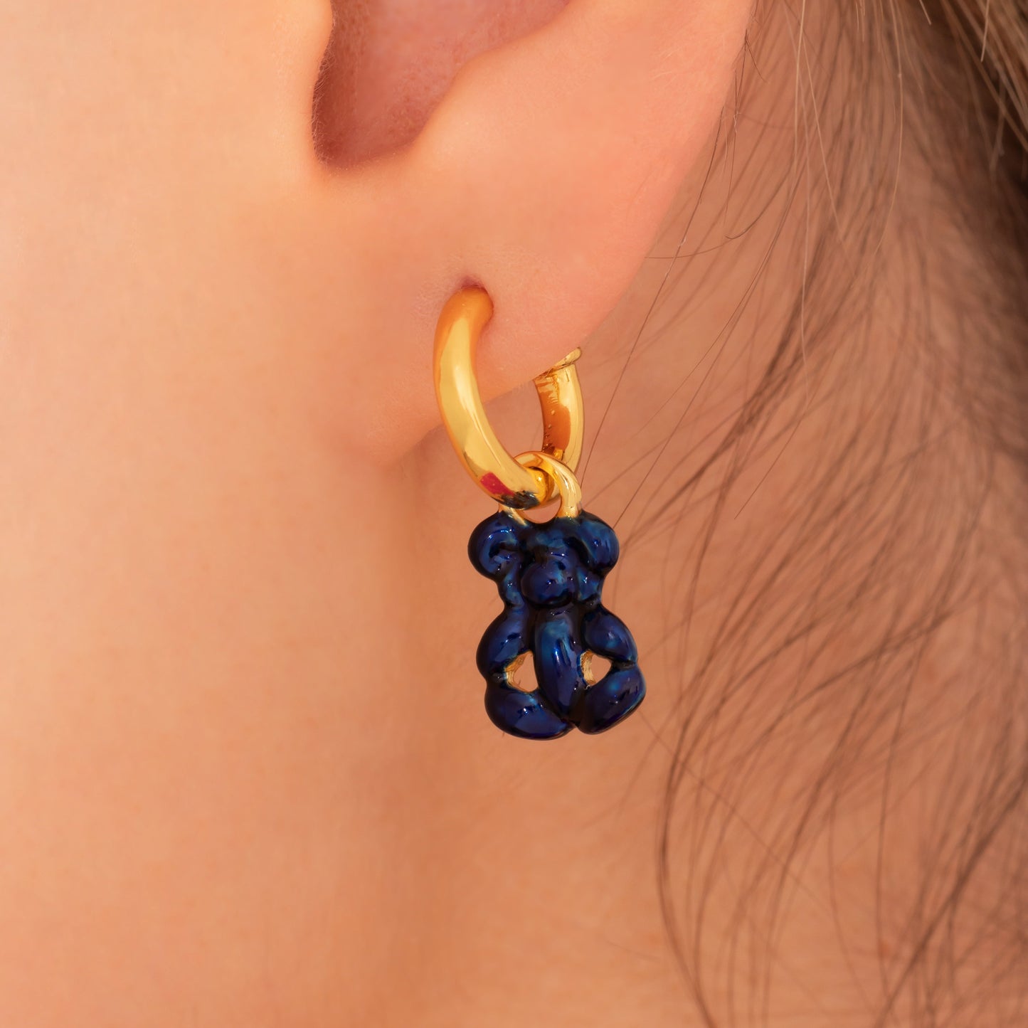 Dijes Mini para Argollas Oso Azul