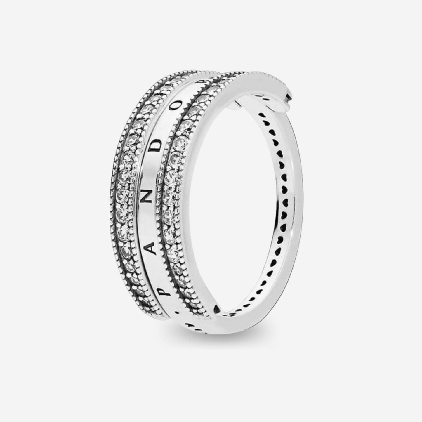 Flipping Hearts of PANDORA Ring
