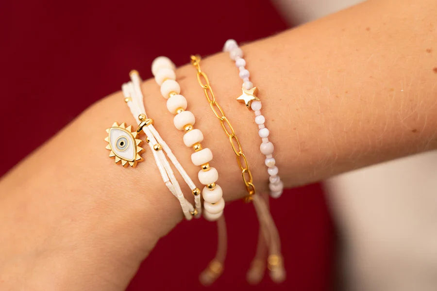 Set x4 Pulsera Intuicion Star + Aretes