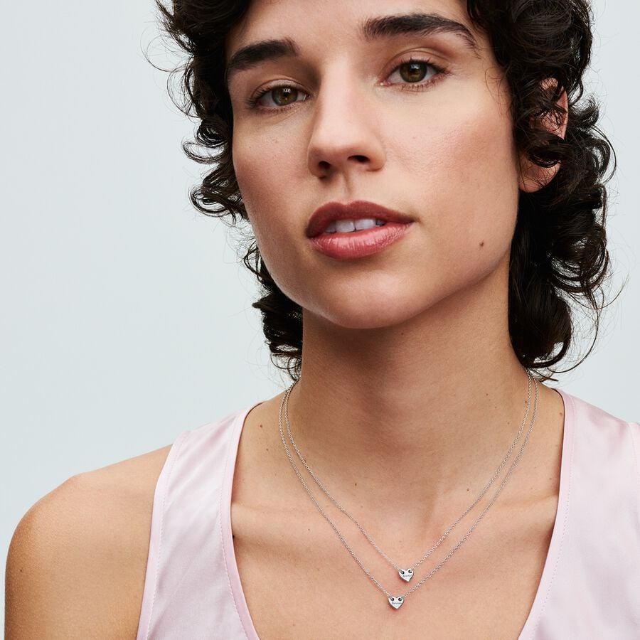 Forever & Always Splittable Heart Collier