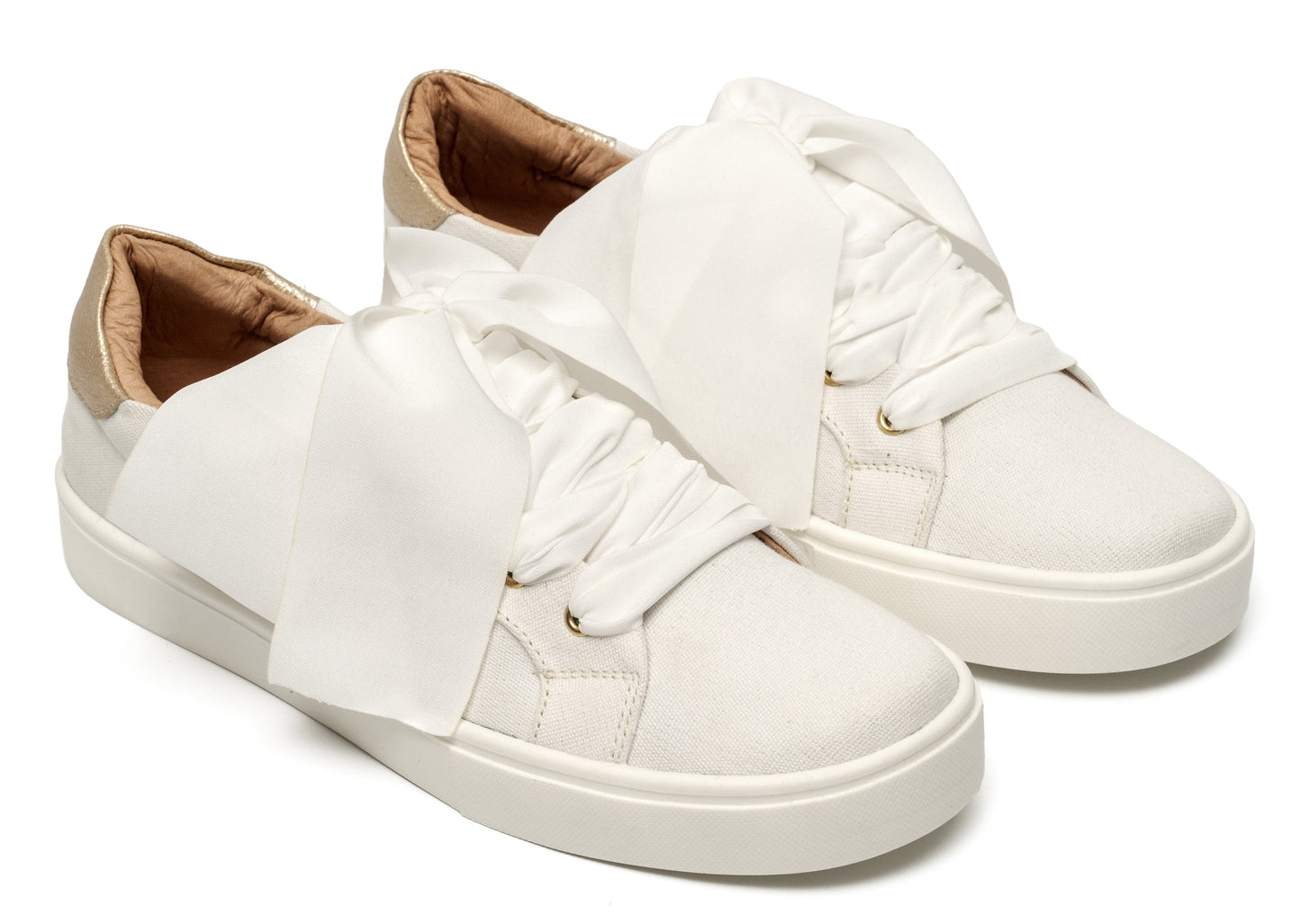 Oliva Tenis Bajo Textil Velo Blanco