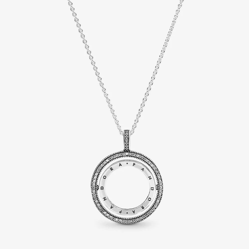 Spinning Hearts of PANDORA Necklace