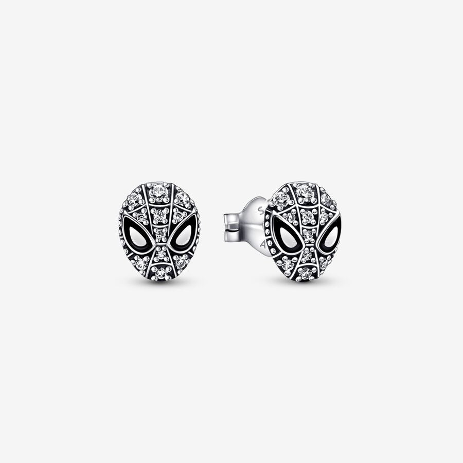 Spider-Man Mask Pavé Stud