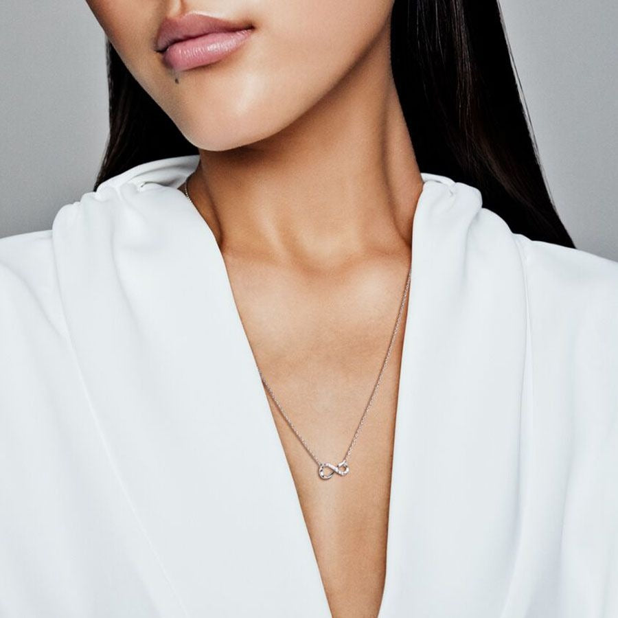 Sparkling Infinity Necklace