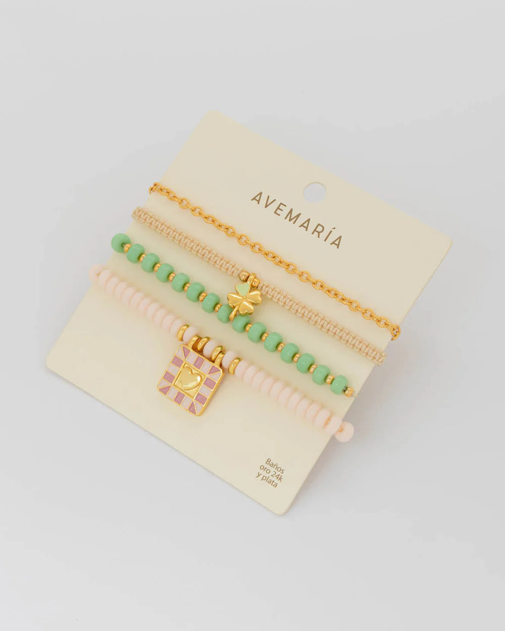 Set X4 Pulseras Suerte En El Juego